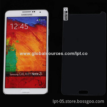 Customized Tempered Glass Screen Protector for Samsung Galaxy S3/S4/S5 Note 3 with Retail Package